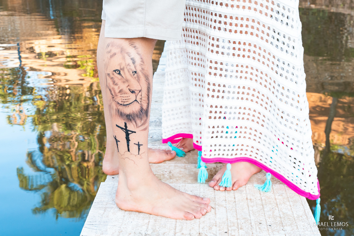 tatuagem nova do noivo