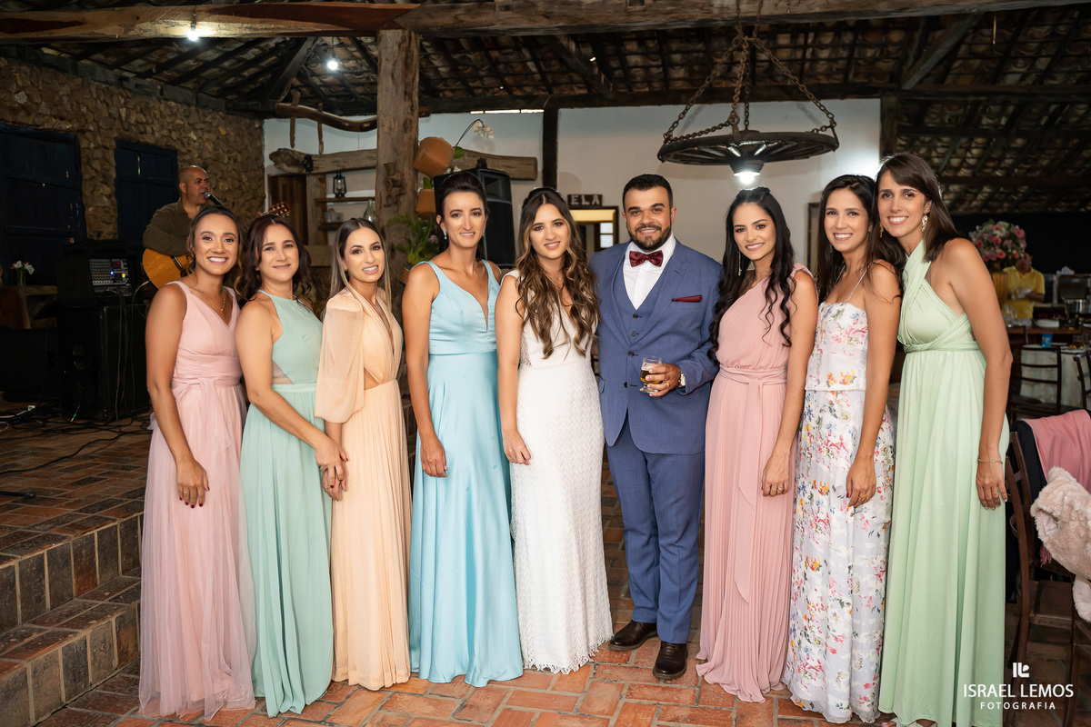 recepção de casamento na fazenda cachoeira em florestal mg