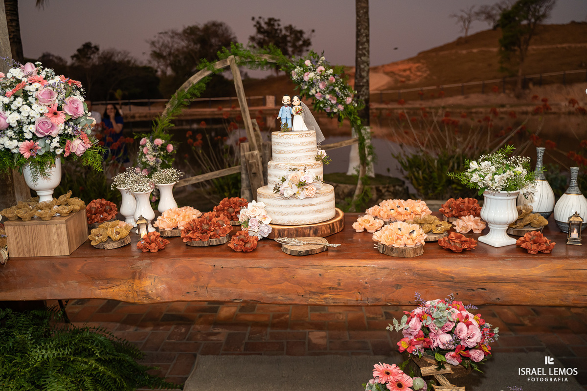 recepção de casamento na fazenda cachoeira em florestal mg