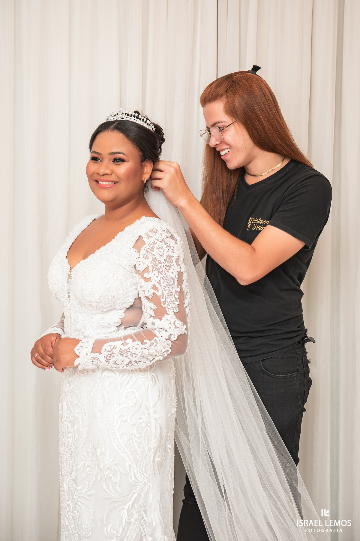 cabelo de noiva Walisson para de minas