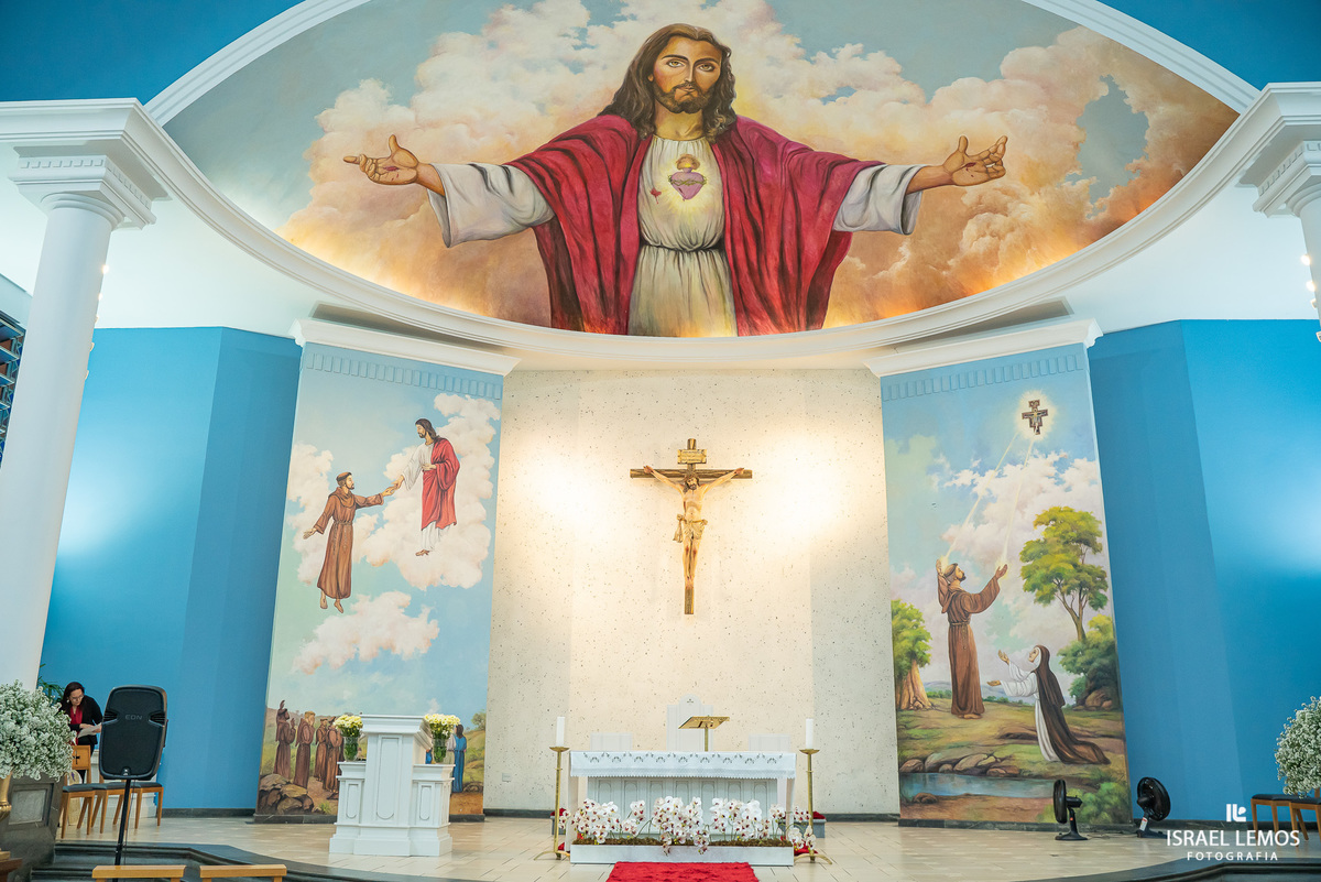 Fotografia de casamento na igreja sao Francisco em para de minas pelo fotografo de casamento israel lemos