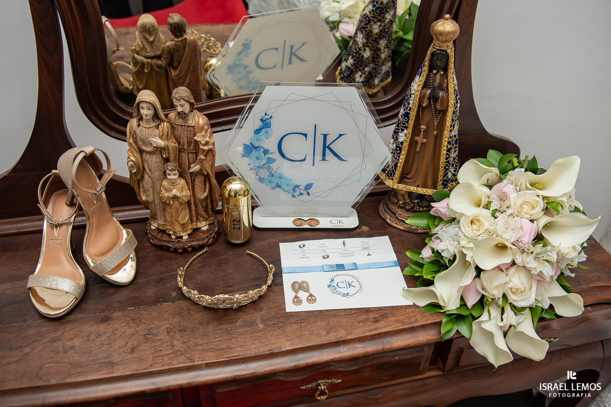 Fotografia de making of de noiva em para de minas 