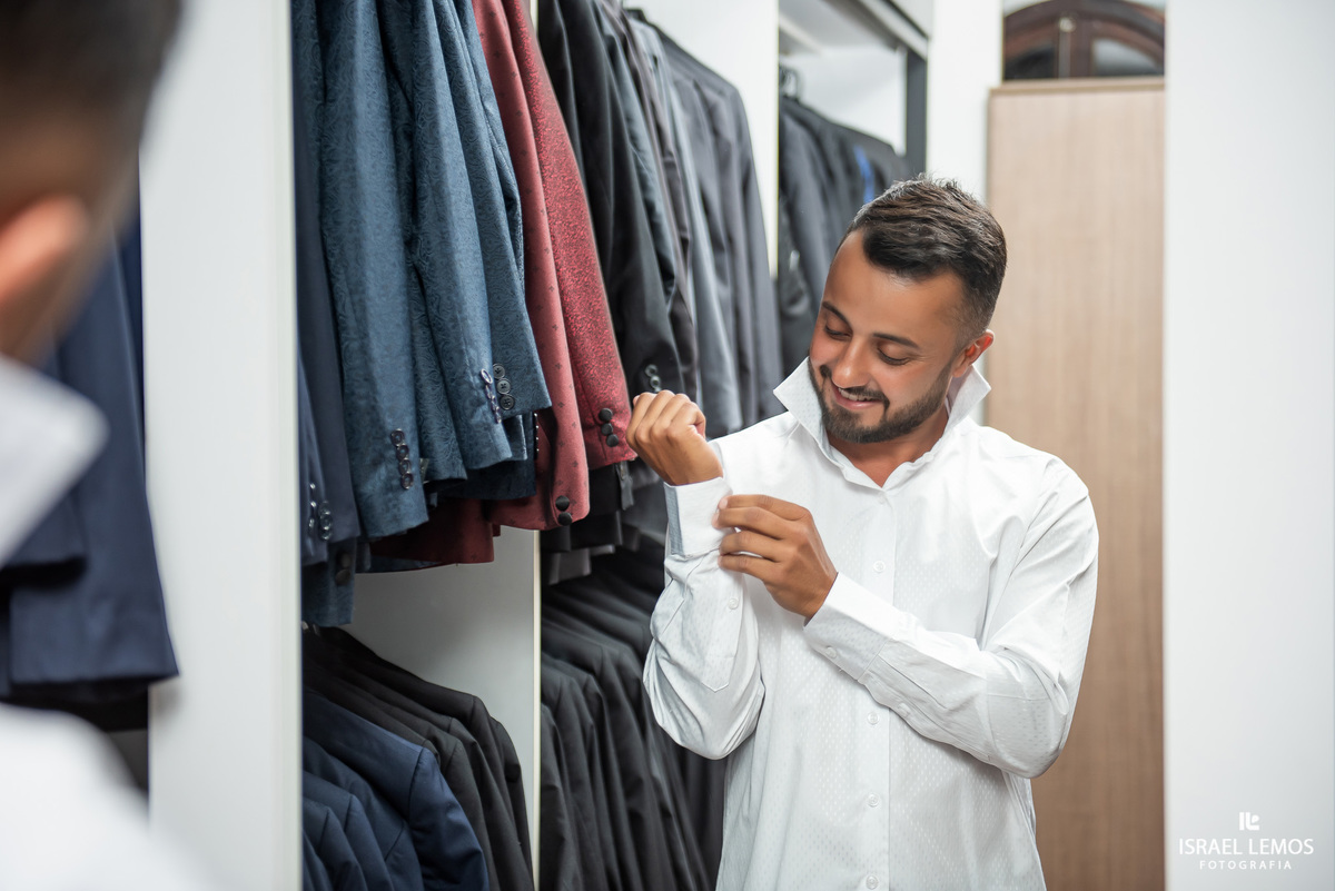 Fotografia de making of de noiva em para de minas 