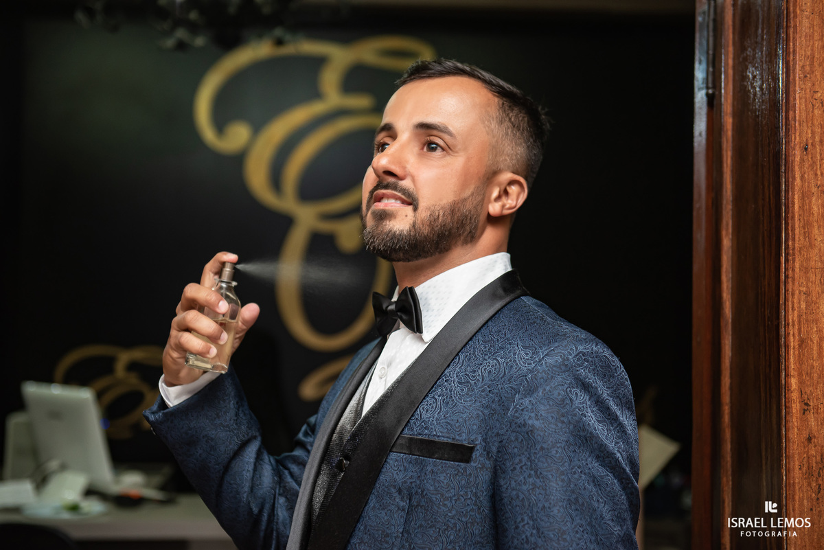 Fotografia de making of de noiva em para de minas 