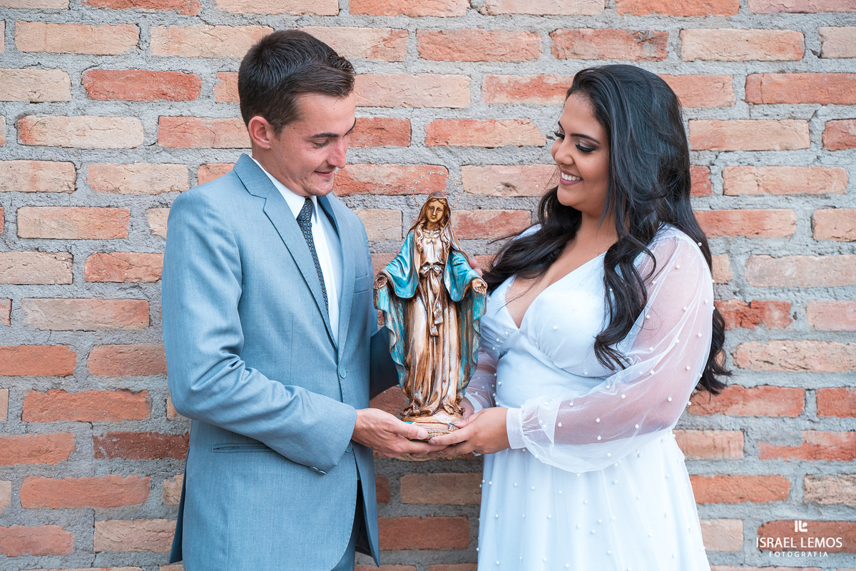 fotografia com imagem de Nossa senhora das graças  em para de minas com o fotografo israel lemos