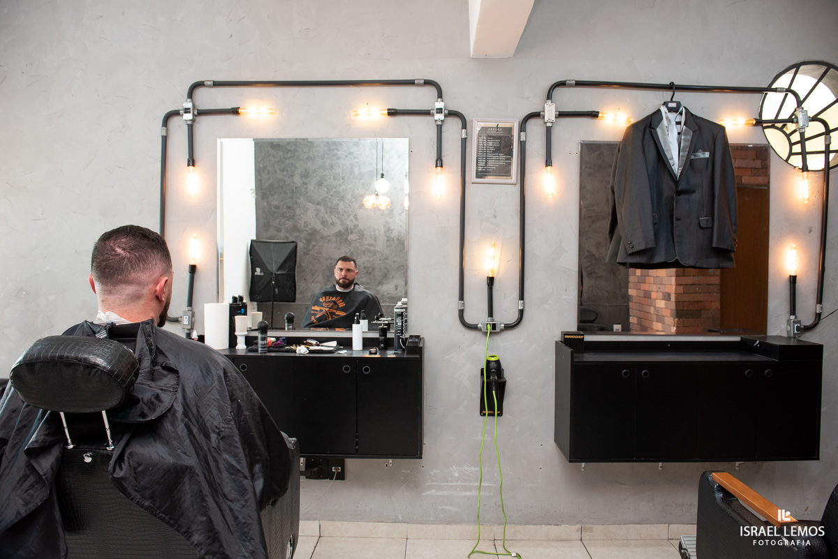 Fotografia de making of do noivo com casamento em Belo Horizonte no sala em belvedere no bh Shoping  bh fotos Israel Lemos 