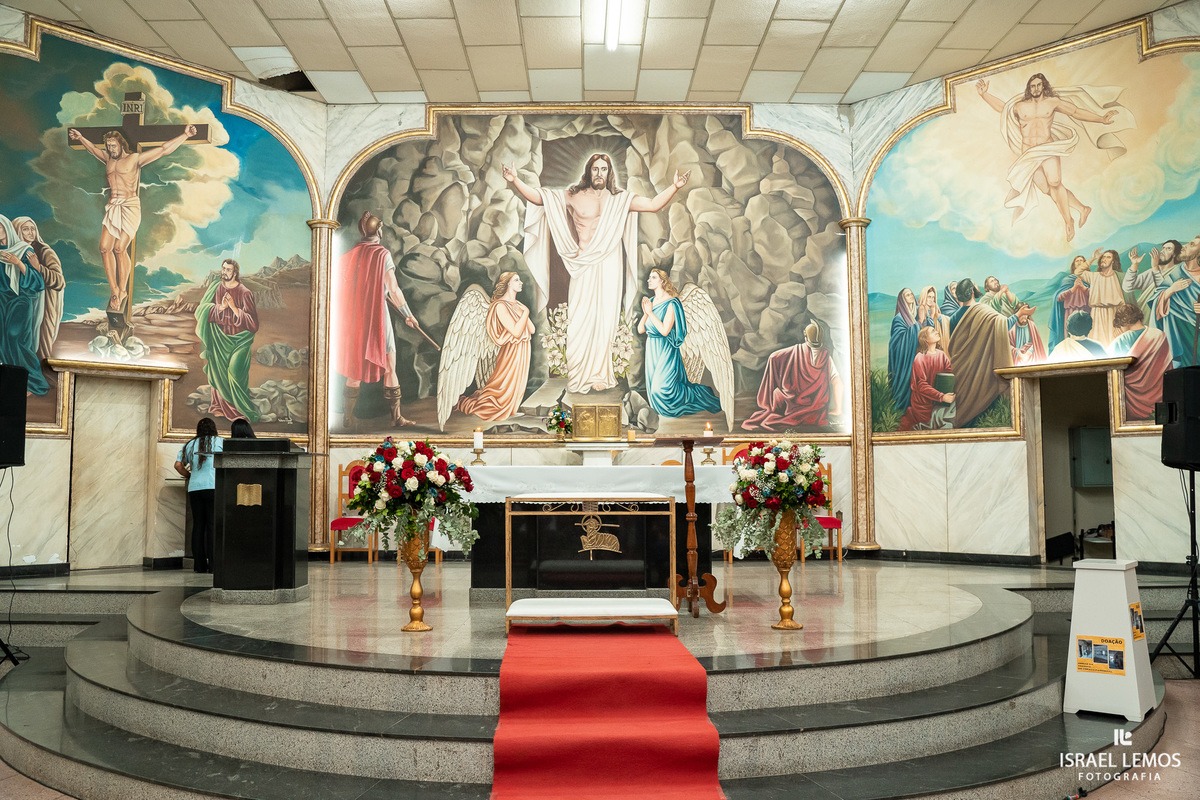 Igreja de sao Sebastiao em juaatuba por dentro foto Israel Lemos