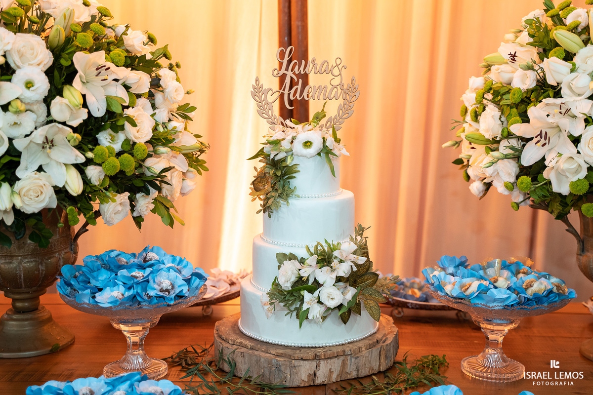 Bolo de casamento em Para de minas