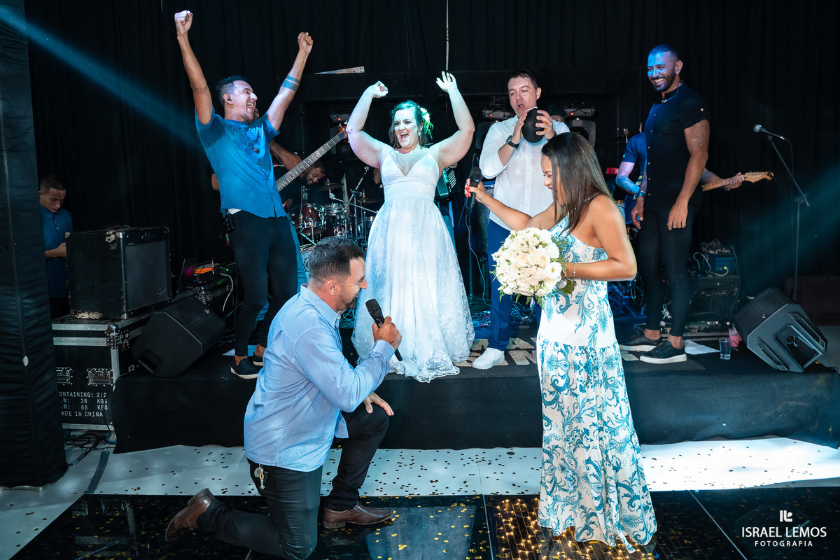 e rolou pedido de casamento