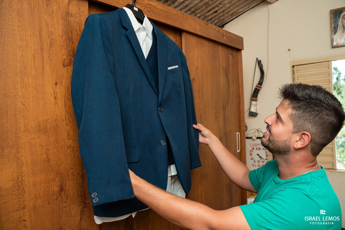 Making of noivo vitor na cidade de Inhaúma Mg fotografo Israel Lemos cachoeira da prata