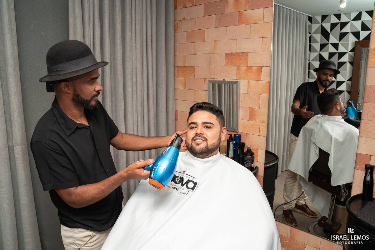 Fotografia de makeup do noivo em para de minas por Israel Lemos eleito o melhor melhor fotografo de para de Minas