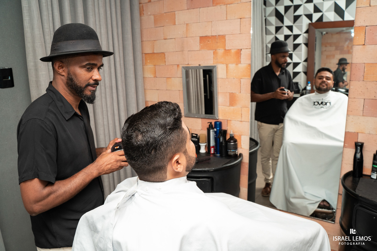 Fotografia de makeup do noivo em para de minas por Israel Lemos eleito o melhor melhor fotografo de para de Minas