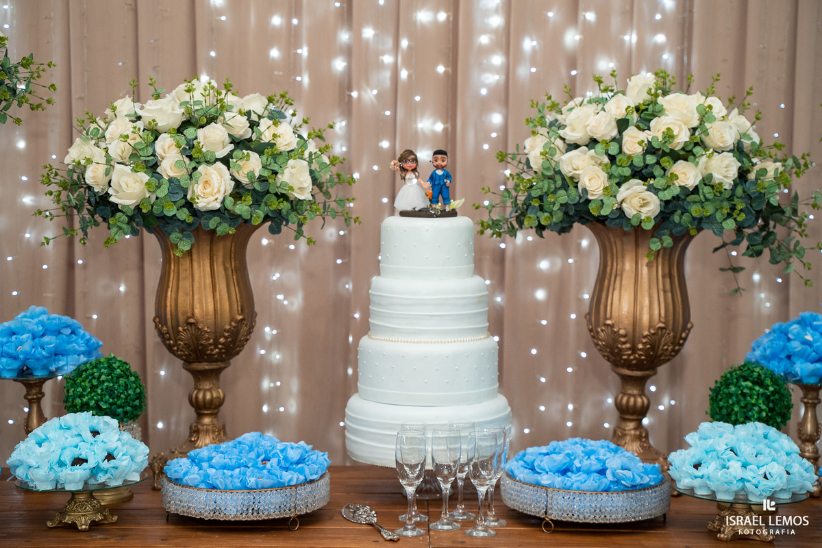 decoração para casamento para de minas