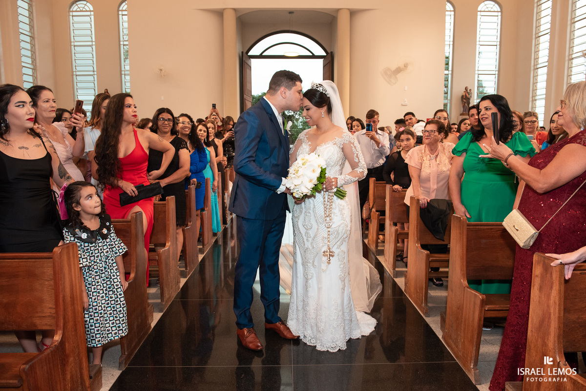 beijo na testa do novo