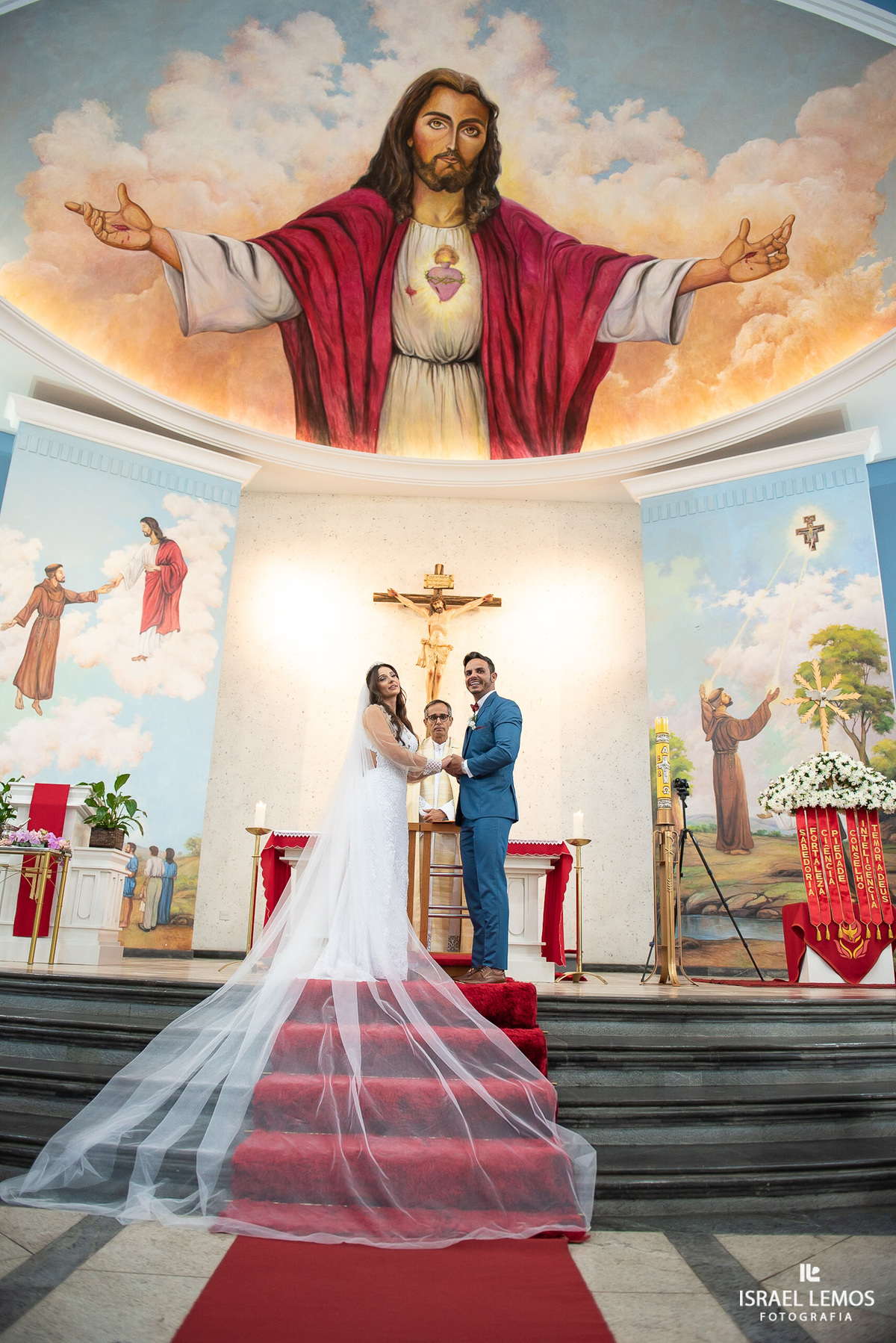 casamento nas igreja sao Francisco em Para de minas Juninho e Thais JR fotos oficiais pelo fotografo Israel Lemos 