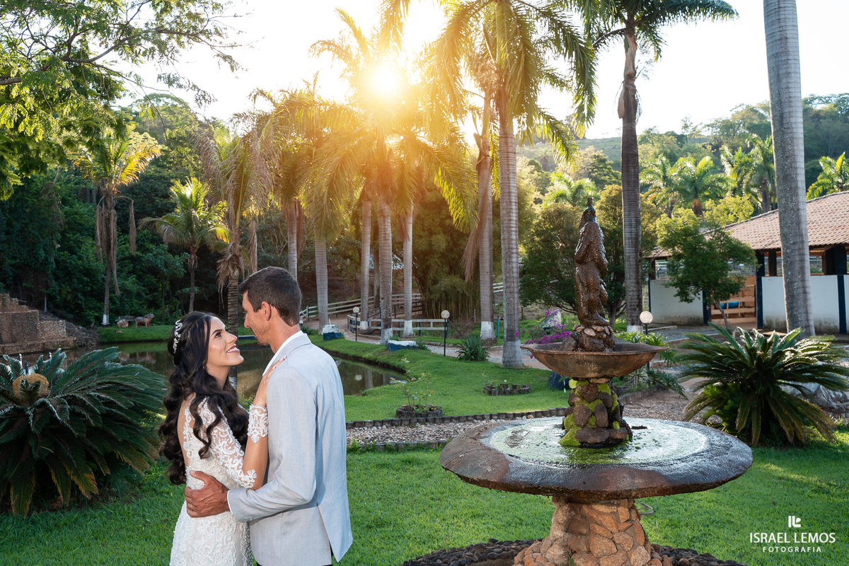 Fazenda cachoeira em florestal fotografia de casamento Israel lemos