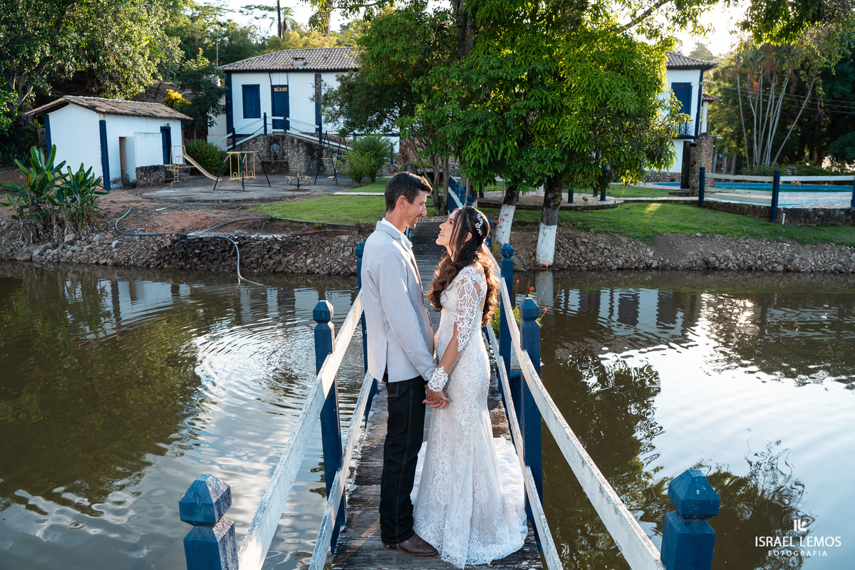 Fazenda cachoeira em florestal fotografia de casamento Israel lemos