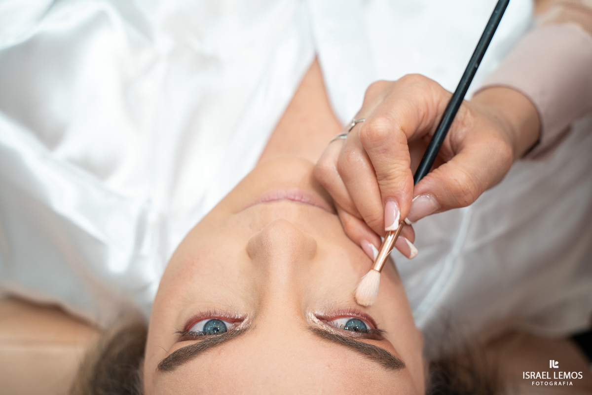 Maquigem ede noiva na cidade de Abaete fotografia de casamento pelo fotografo Israel Lemos Abaete