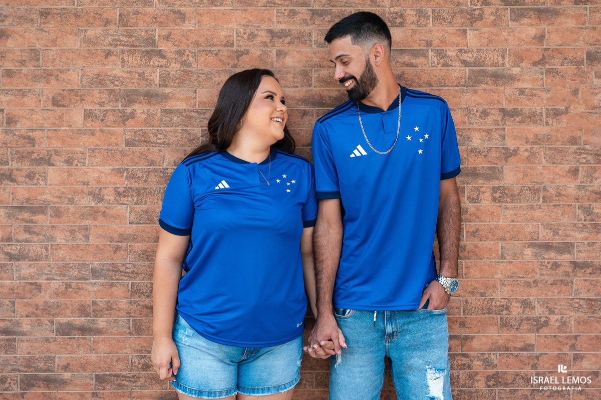 casal apaixonado por cruzeiro em Betim 