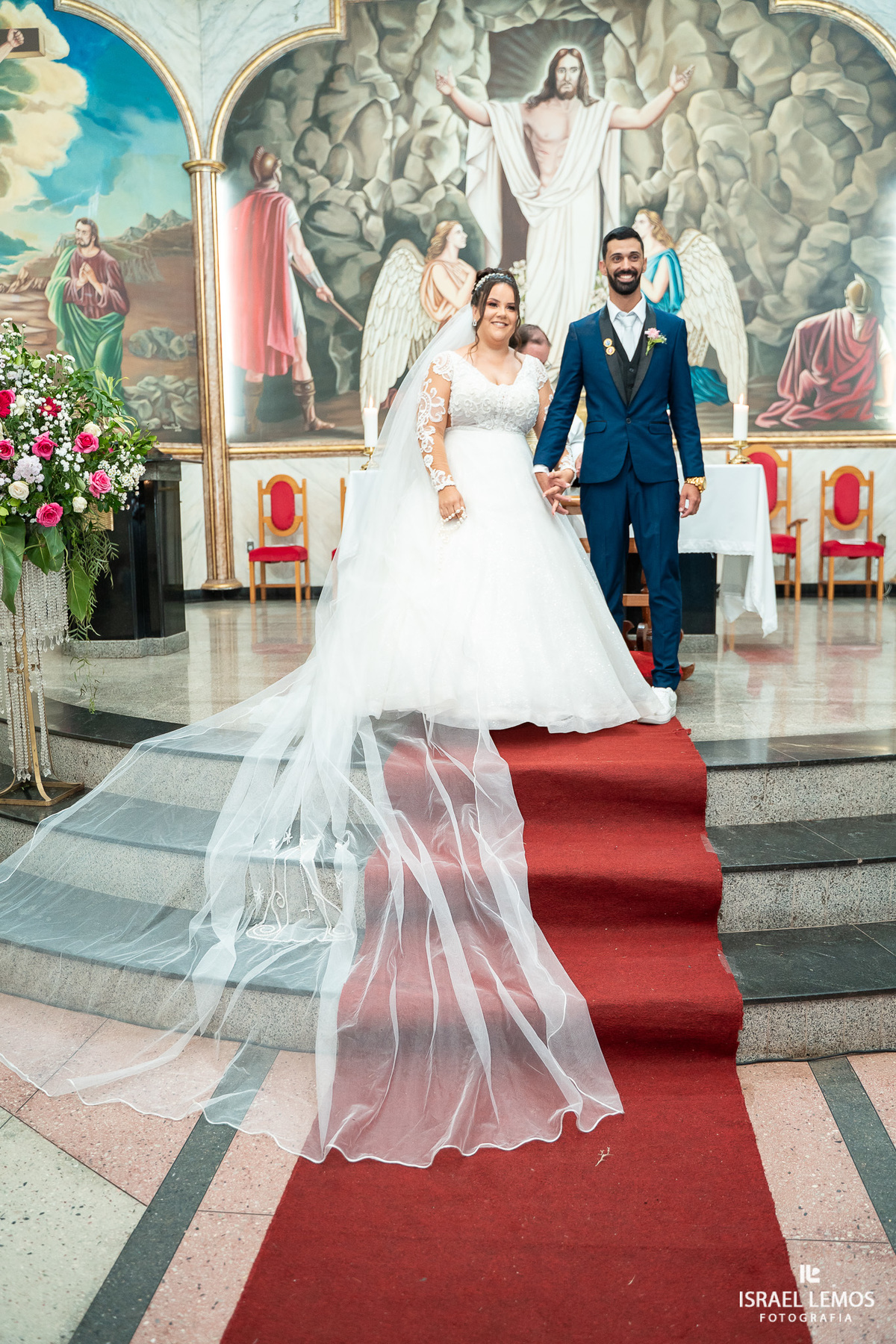 Fotografia de casamento na cidade de Juatuba na igreja sao sebastião com o fotografo Israel Lemos o melhor de Juatuba 
