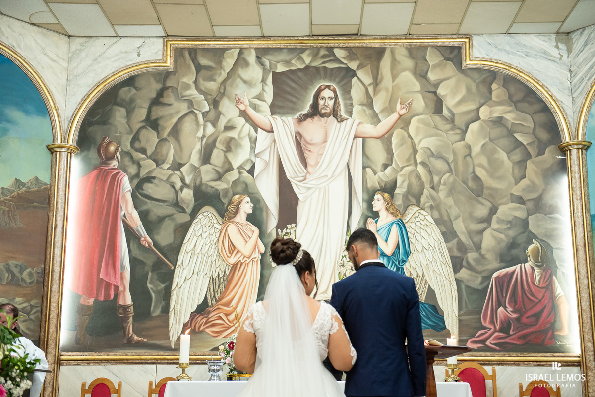 Fotografia de casamento na cidade de Juatuba na igreja sao sebastião com o fotografo Israel Lemos o melhor de Juatuba 