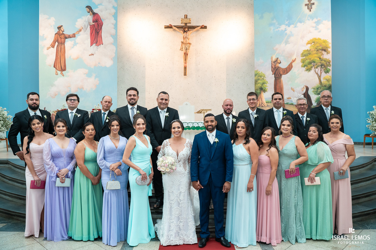 fotografia de casamento na igreja São Francisco Michele e Fernando em para de minas e Itauna fotos Israel lemos fotografo 