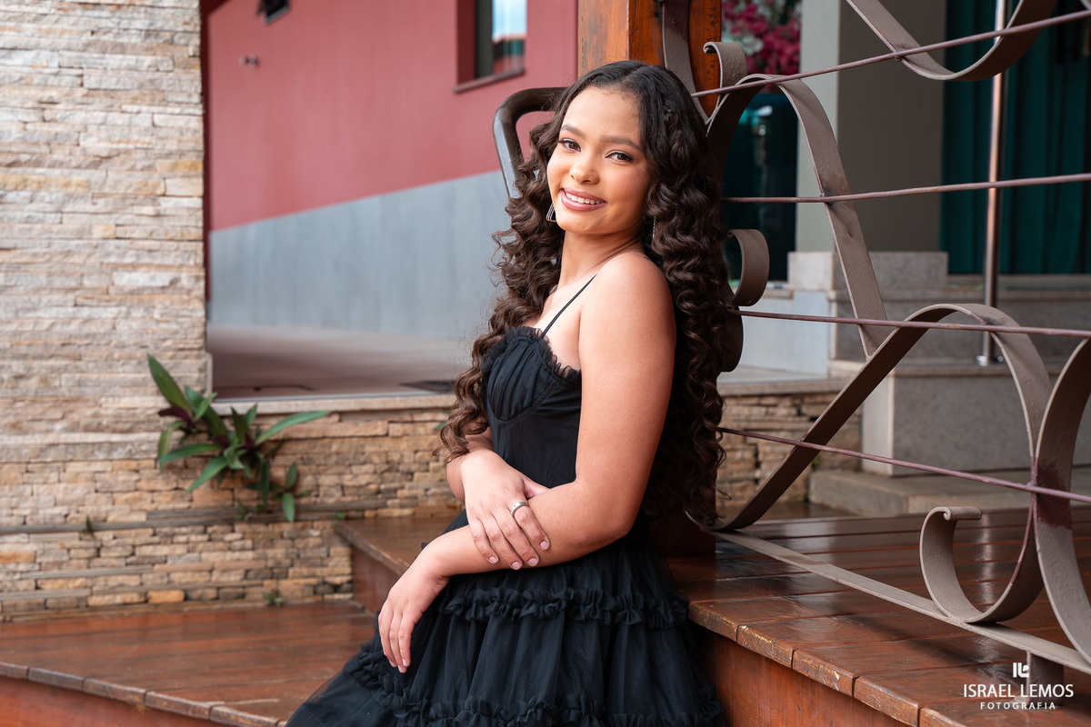 Fotografia de 15 anos debutante na cidade de Igaratinga pelo fotográfico Israel Lemos fotografo em Igaratinga 