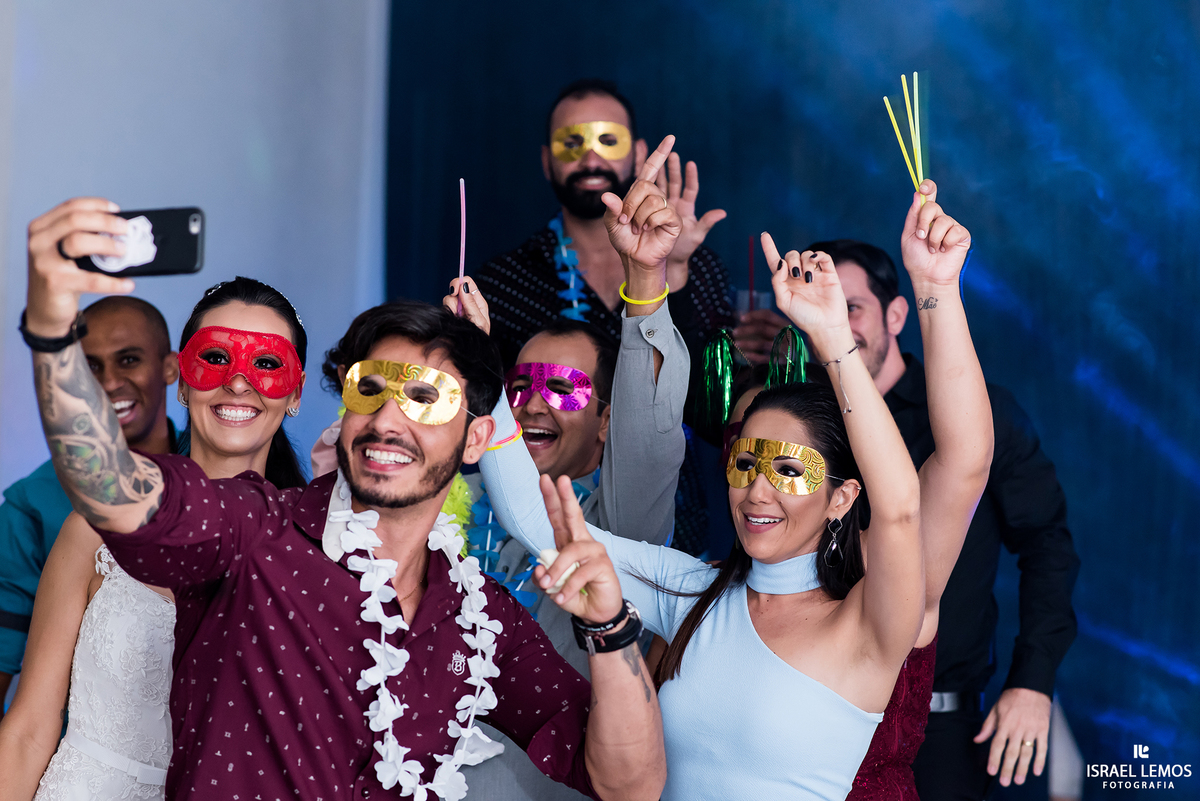 Selfie com os noivos Para de Minas