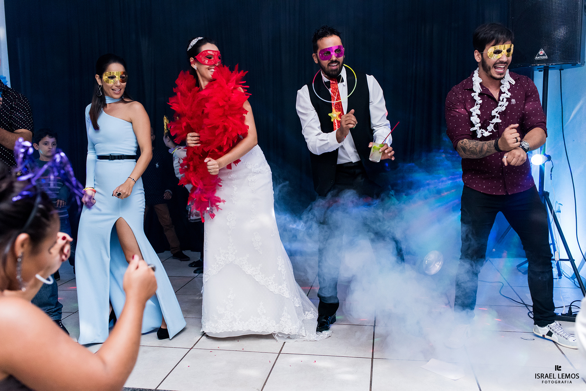 balada com os noivos Dj em para de mians