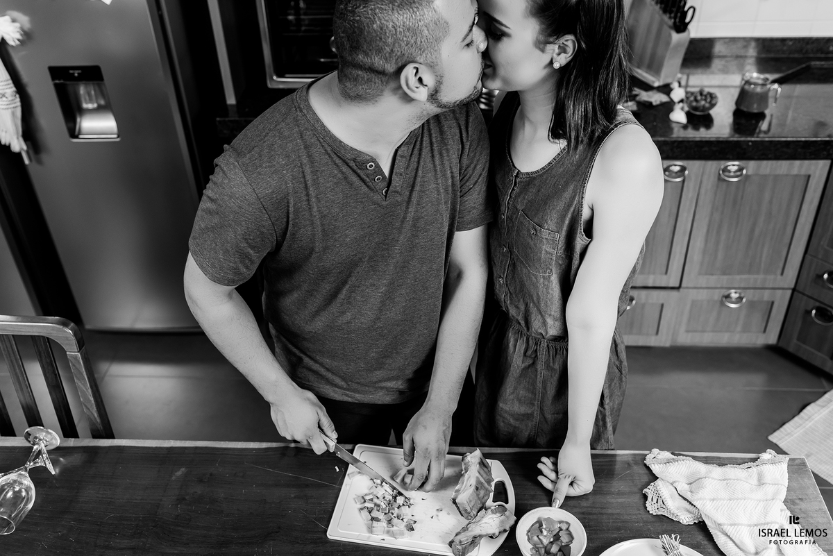 Save the date na cozinha em Para de Minas