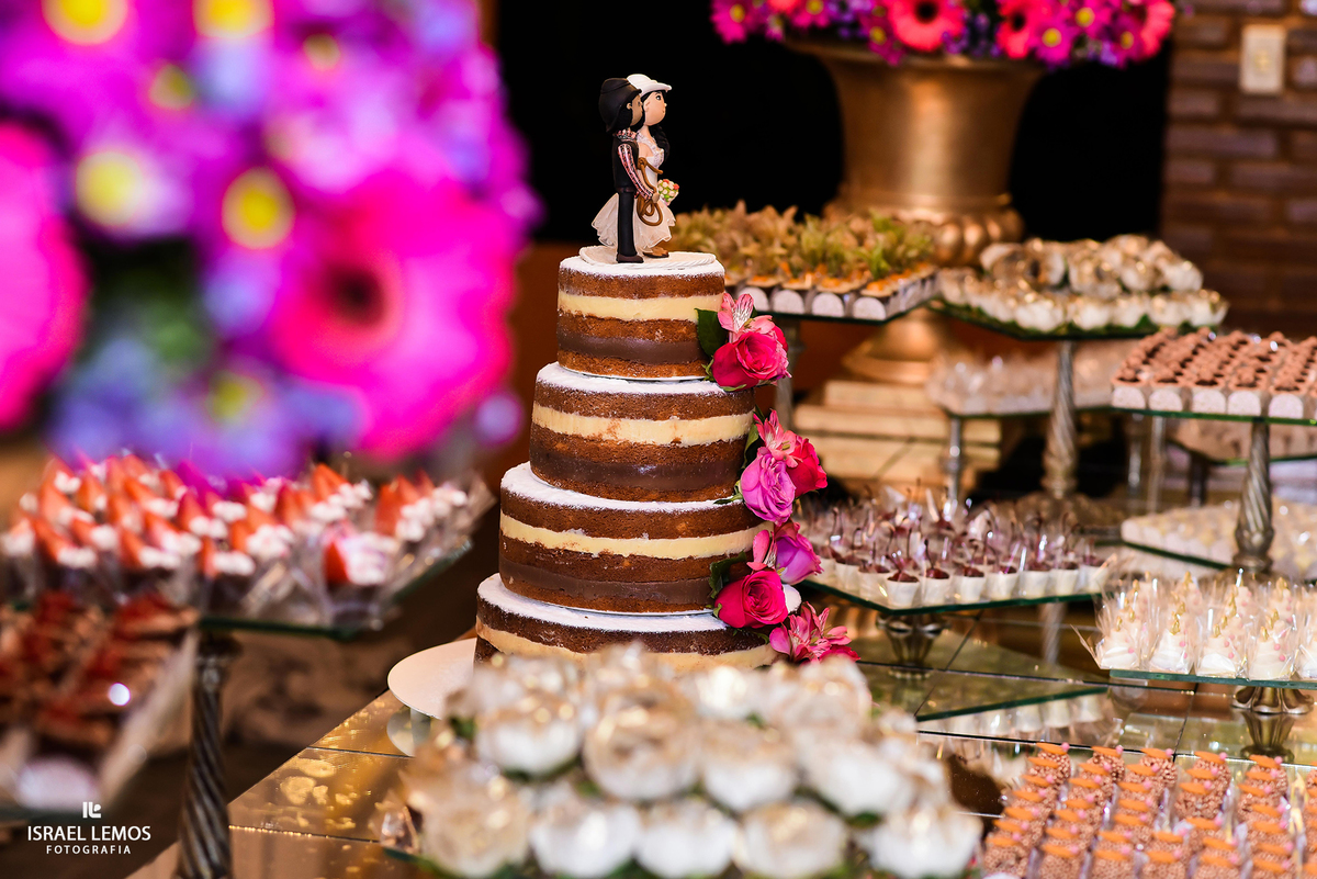 Bolo de casamento em Pitangui MG
