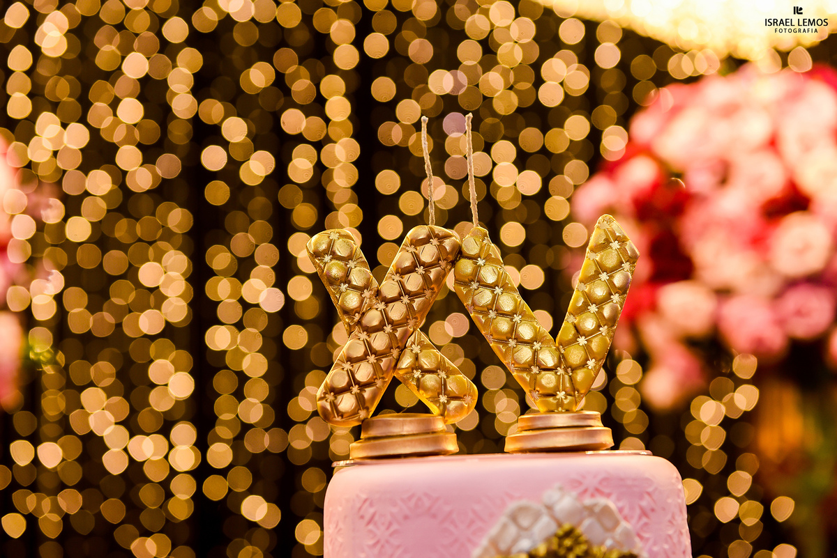 Bolo linda da bebutante