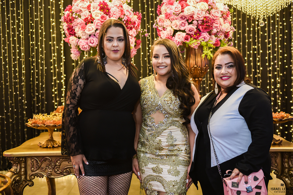 debutante com as amigas