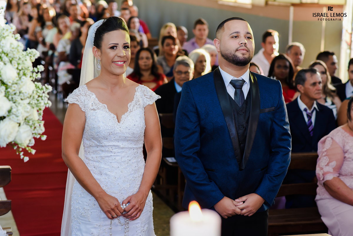 Noivos nervosos na ciade de Para de MInas