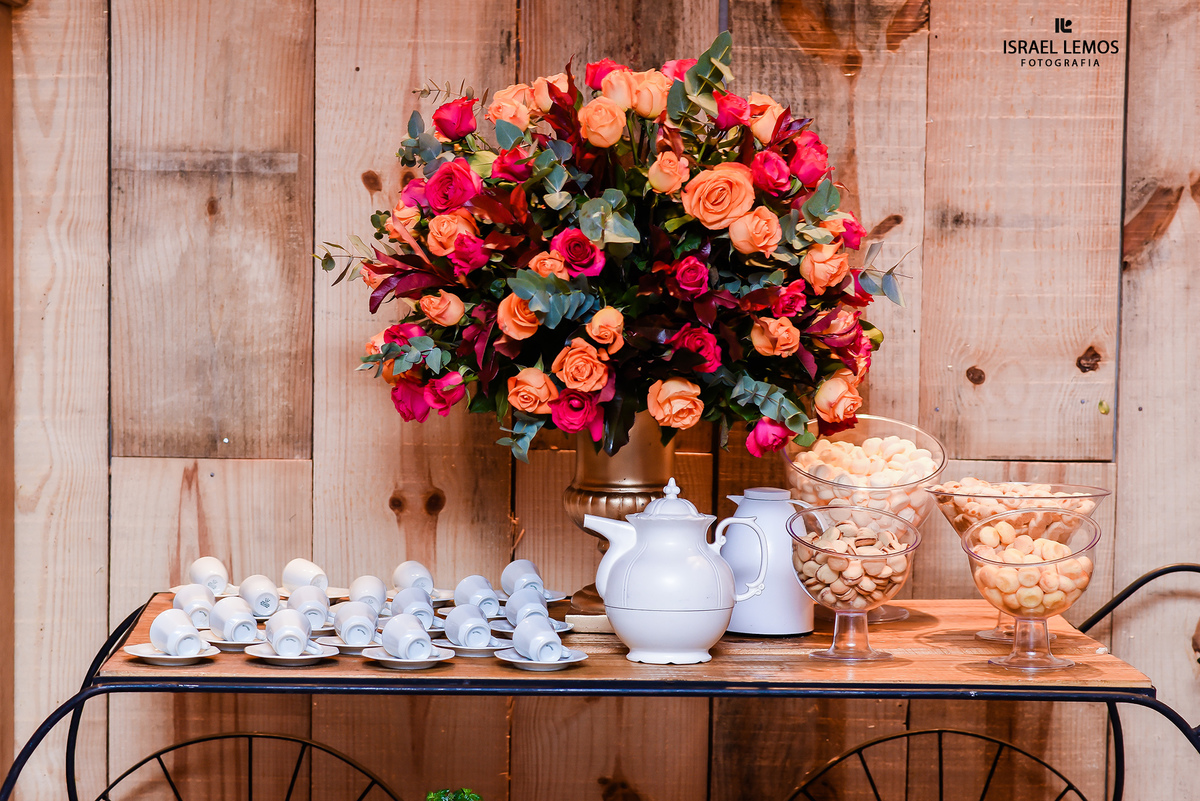 cafe da manha de casamento que aconteceu no joseville em para de Minas MG