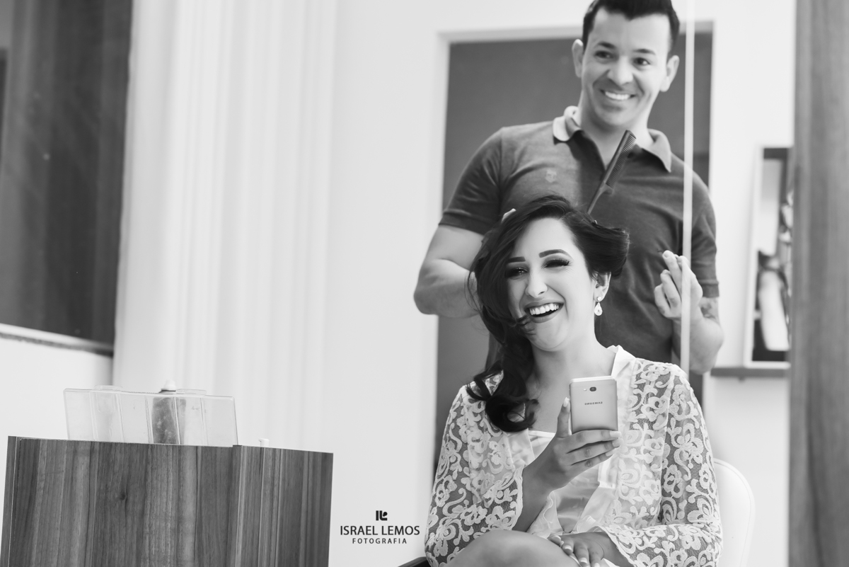 Sorriso na make  a noiva na cidade de Para de Minas MG