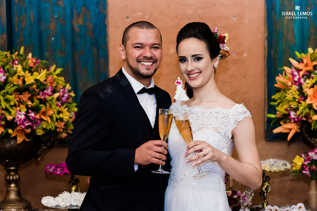 brinde dos noivos Mambeba em Itauna MG fotos do fotografo de casamentos Israel lemos