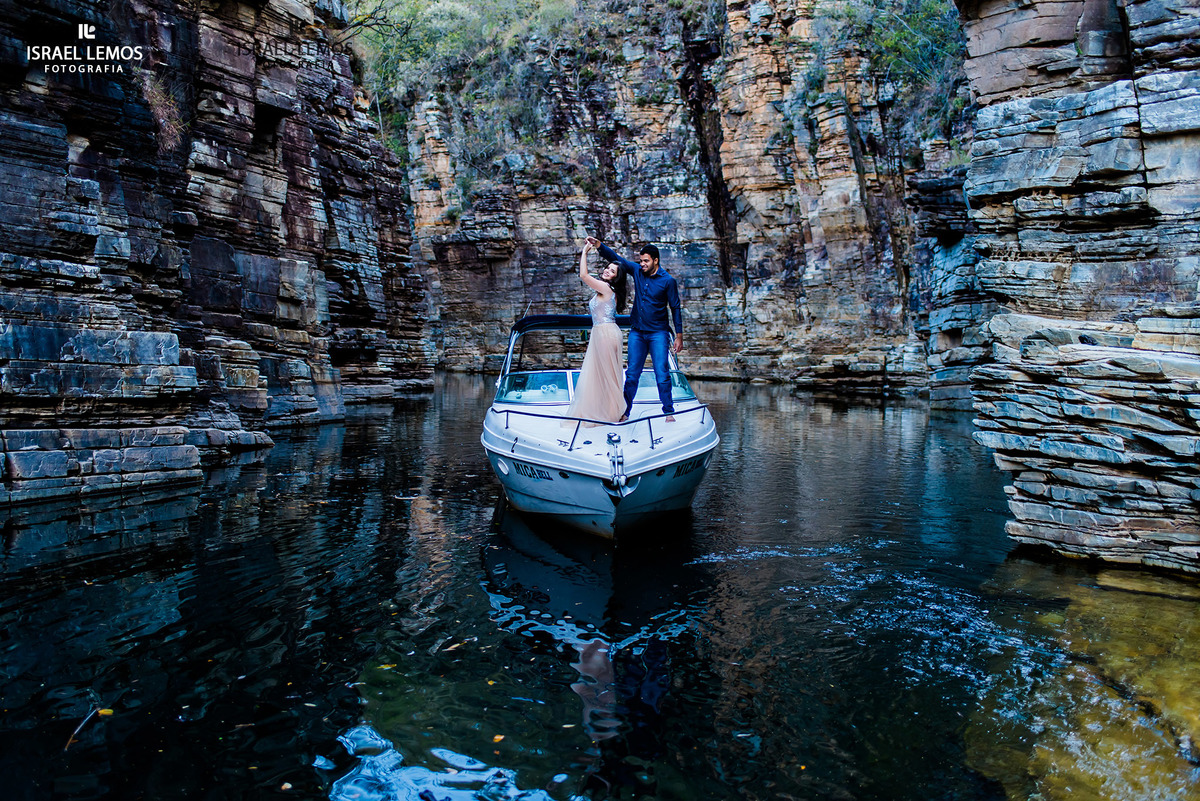 Passeio de lancha para fazer save the date em capitolio, furnas 