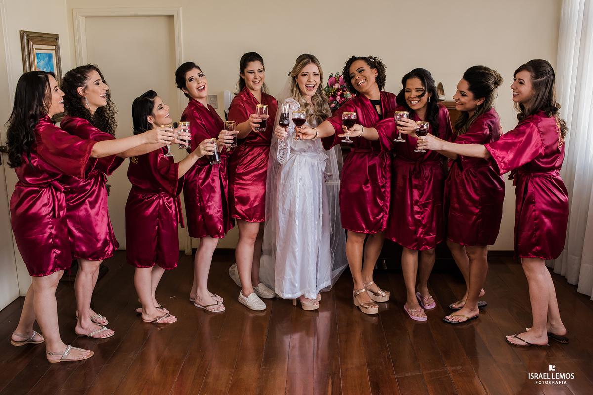 as madrinhas podem beber no dia?