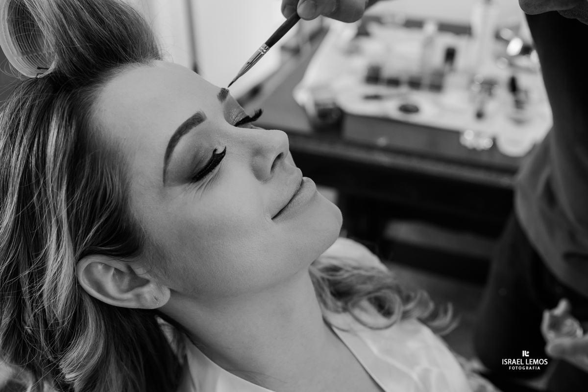 maquiagem de noiva em Para de Minas