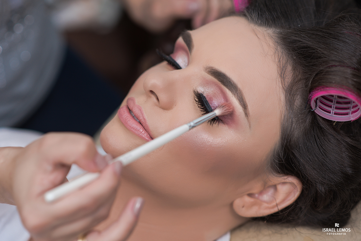 linda make de noiva feita pela Ana costa