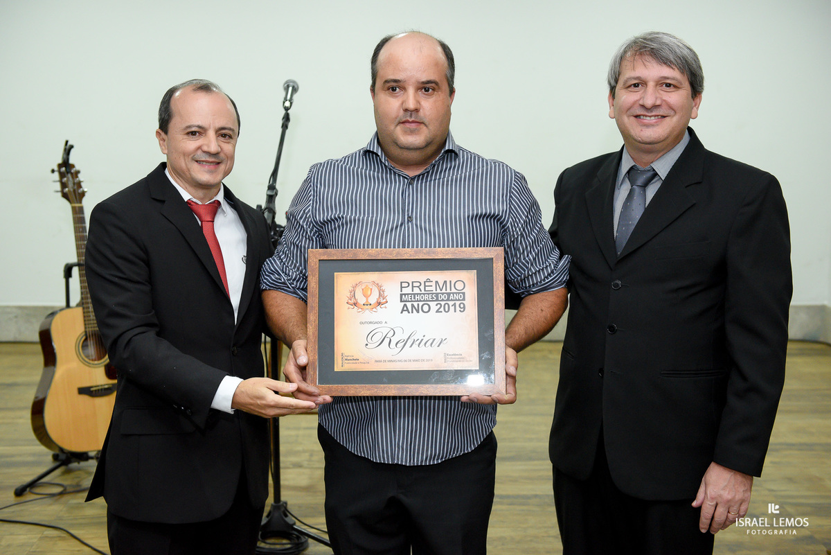 refriar Participaram do premio melhores do ano 2019 na cidade de Pará de Minas MG