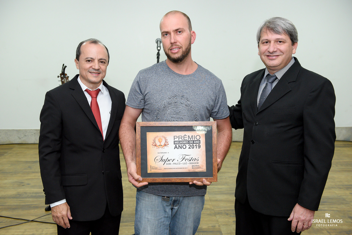 festas Participaram do premio melhores do ano 2019 na cidade de Pará de Minas MG