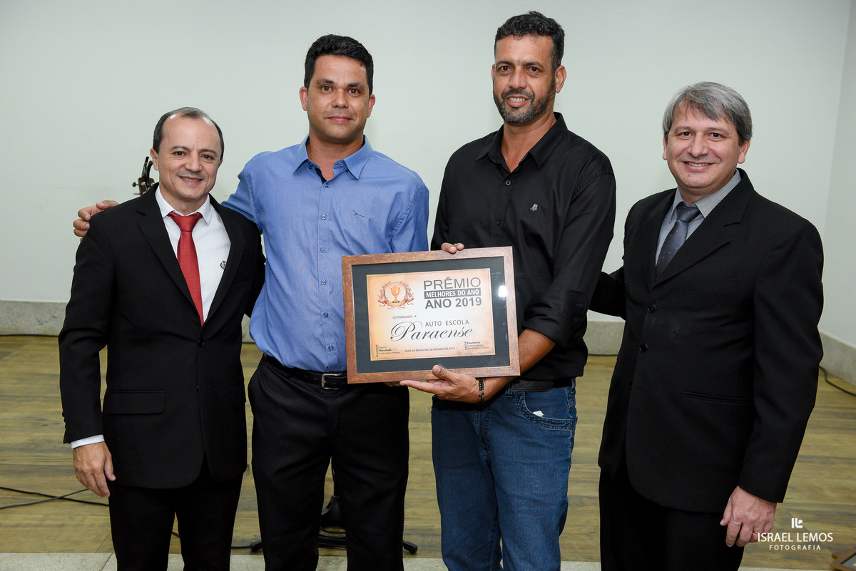 Auto escola paraenseParticiparam do premio melhores do ano 2019 na cidade de Pará de Minas MG
