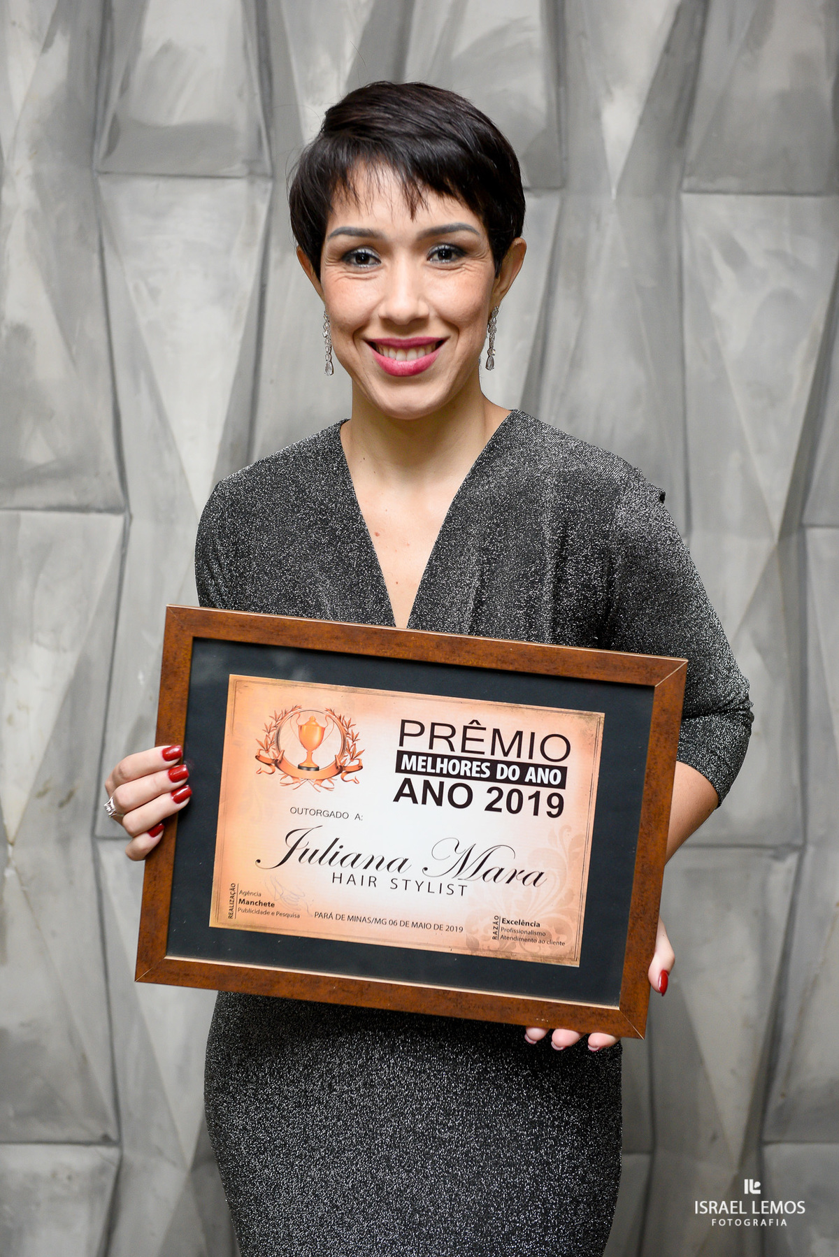 juliana mara Participaram do premio melhores do ano 2019 na cidade de Pará de Minas MG