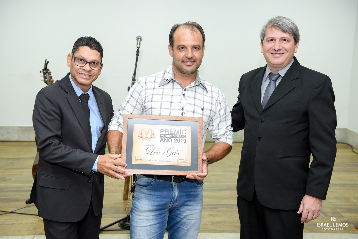 leo gas Participaram do premio melhores do ano 2019 na cidade de Pará de Minas MG