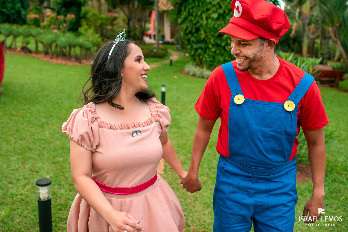 Ensaio fotografico do super Mario boss da cidade de Pitangui com maquiagem de Silmara oliveira de Para de minas MG fotos do fotografo em para de minas Israel lemos