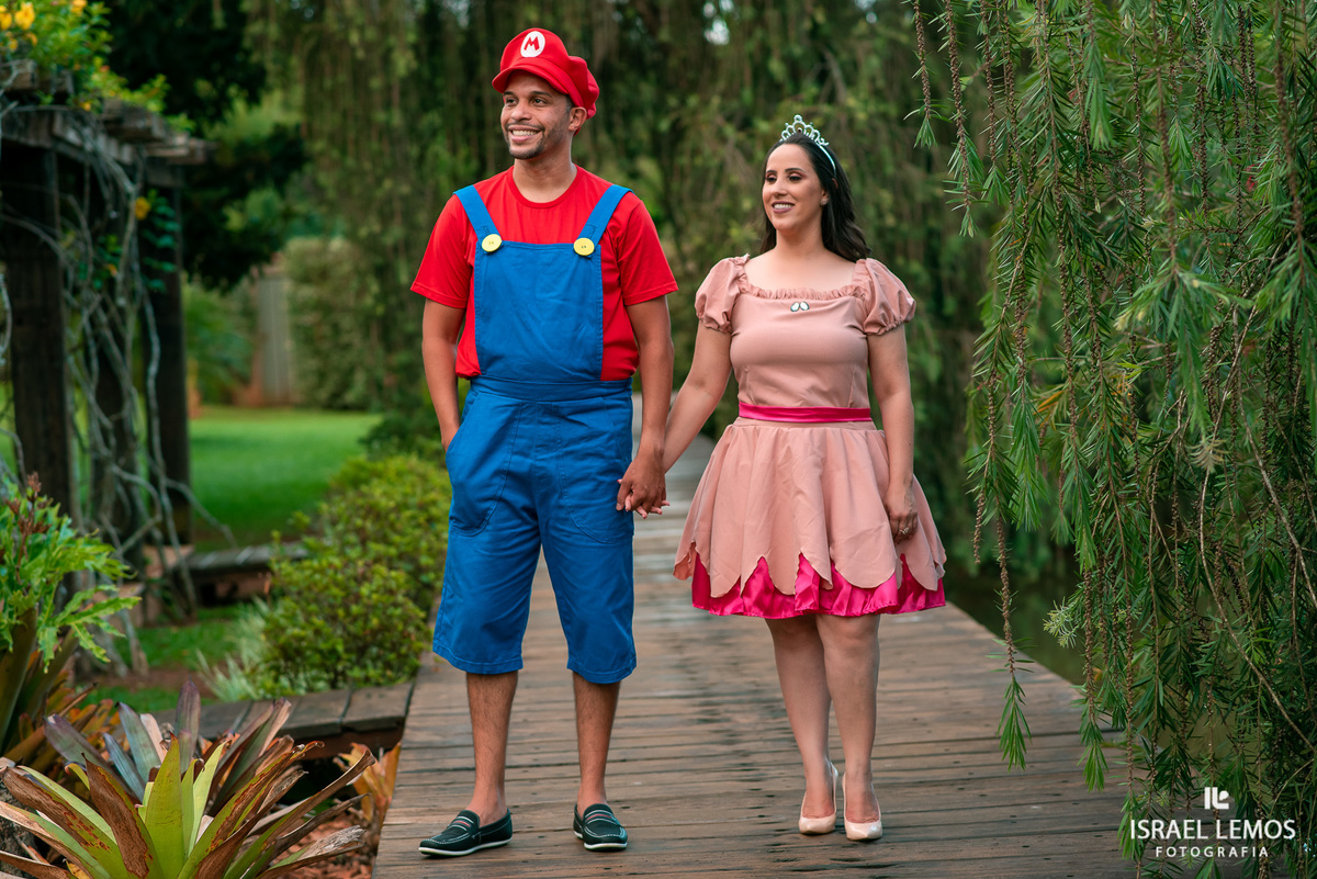 Ensaio fotografico do super Mario boss da cidade de Pitangui com maquiagem de Silmara oliveira de Para de minas MG fotos do fotografo em para de minas Israel lemos