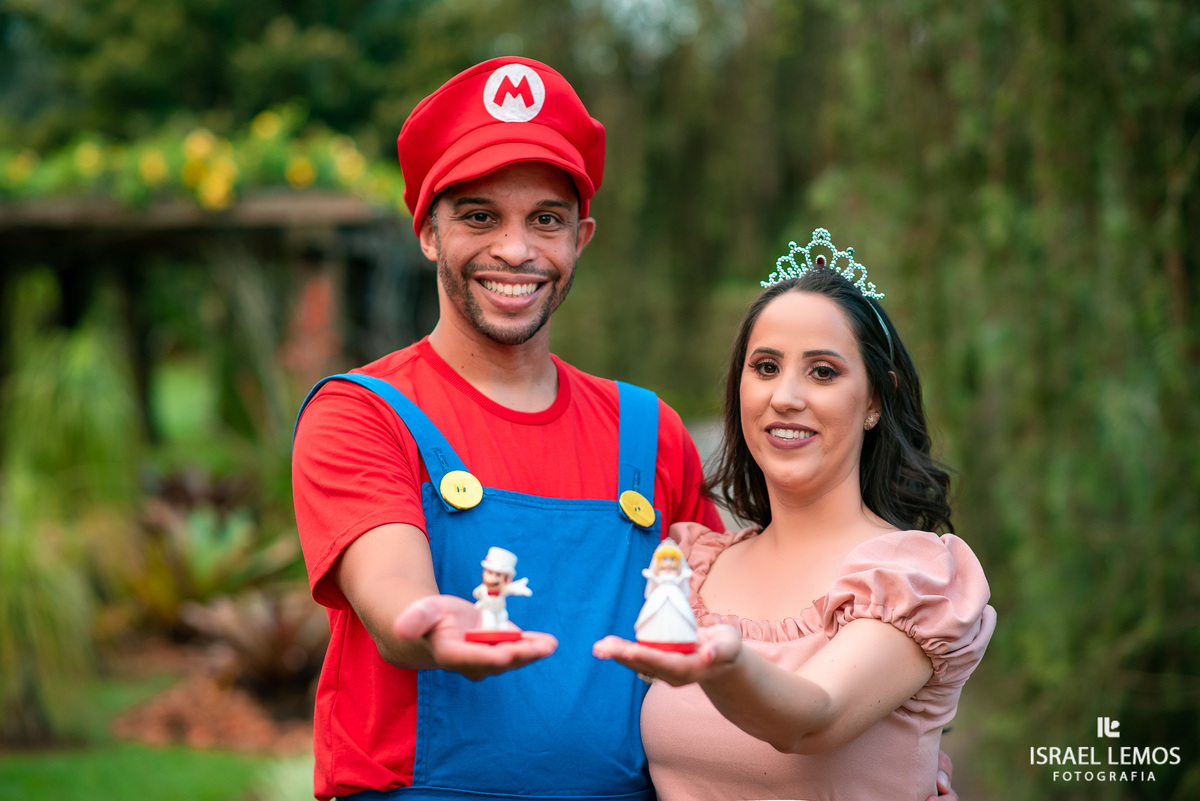 Ensaio fotografico do super Mario boss da cidade de Pitangui com maquiagem de Silmara oliveira de Para de minas MG fotos do fotografo em para de minas Israel lemos