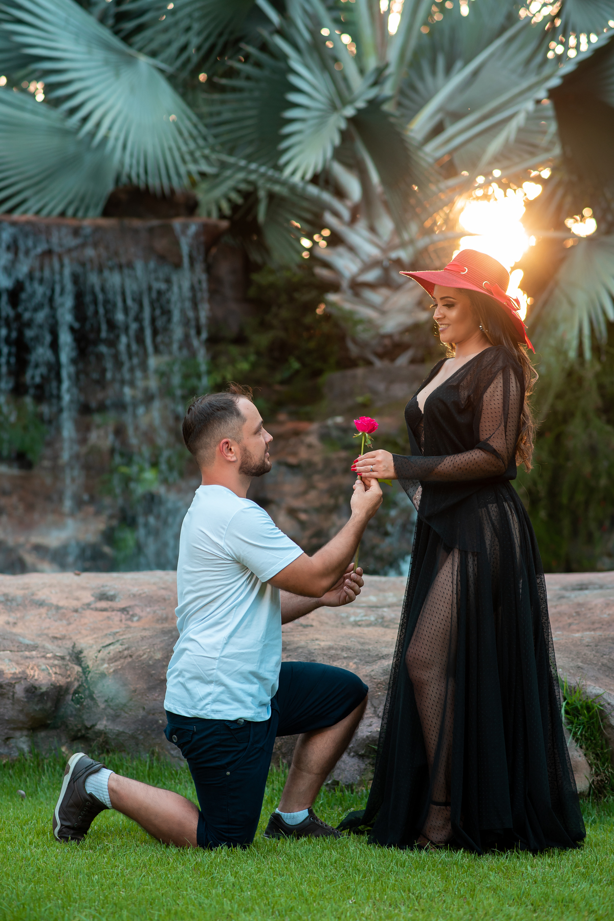 pedido de casamento em para de minas fotografo